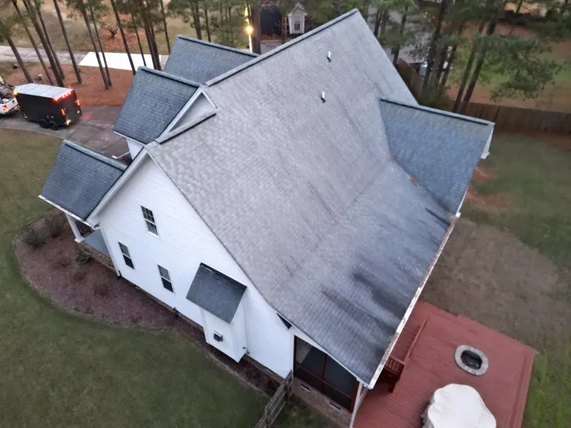 Roof replacement on Thicket Dr in Angier, NC, photo 3 of 8