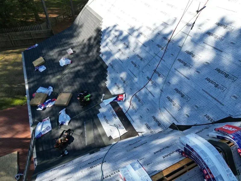 Roof replacement on Thicket Dr in Angier, NC, photo 5 of 8