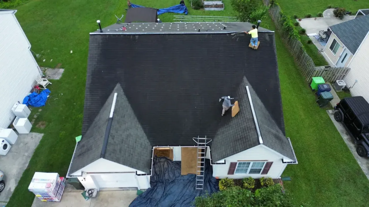 Roof replacement on Tuckland Rd in Raleigh, NC, photo 2 of 8
