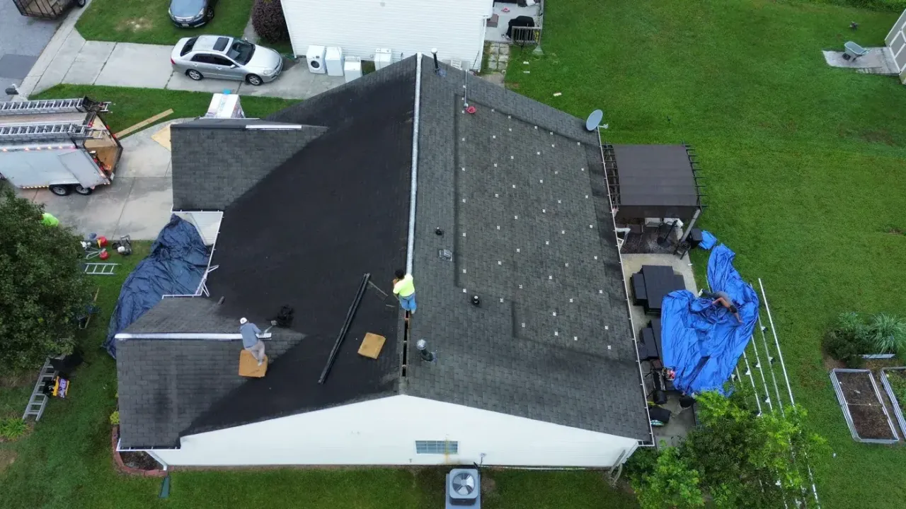 Roof replacement on Tuckland Rd in Raleigh, NC, photo 3 of 8