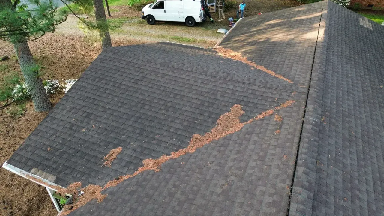 Roof replacement on Tyonek Dr in Durham, NC, photo 1 of 9