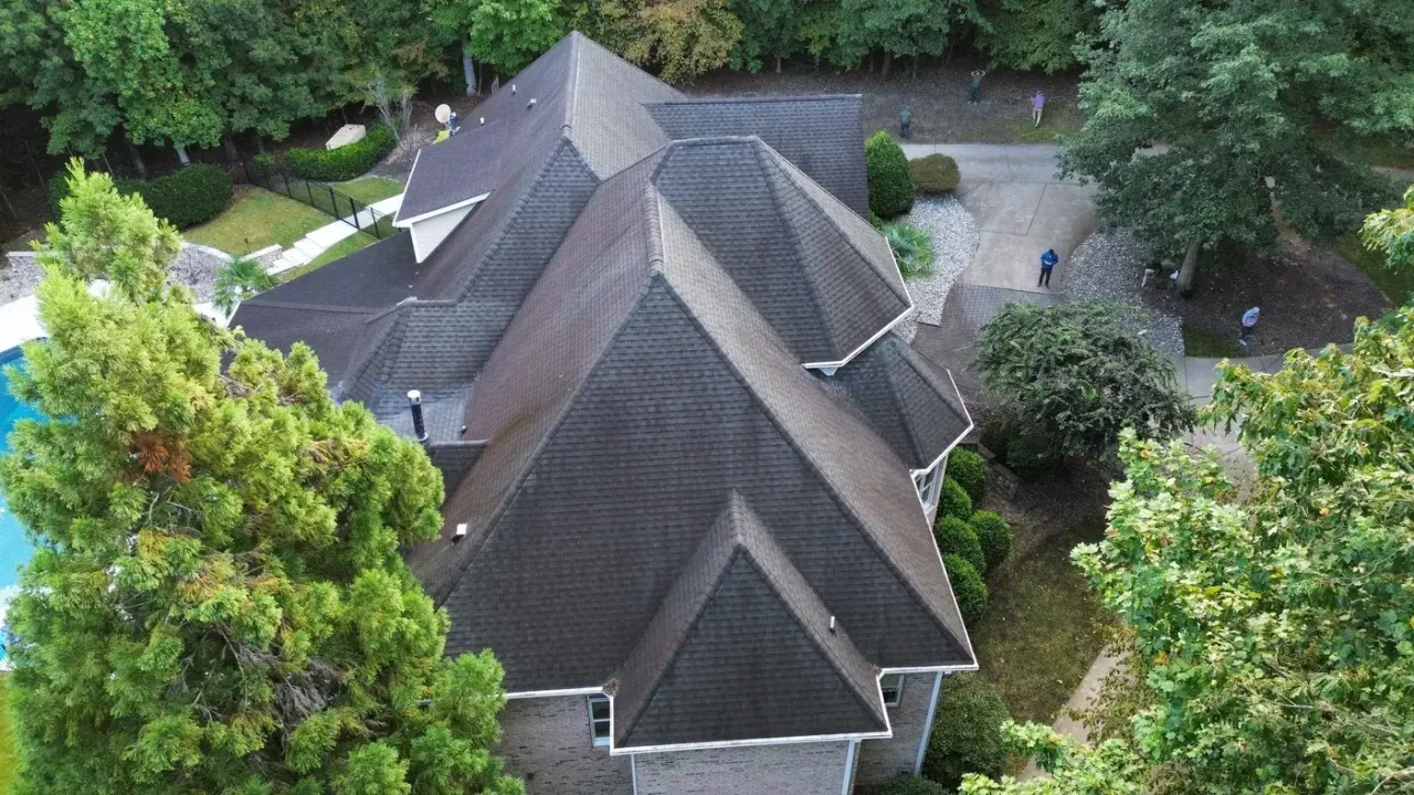 Roof replacement on Vista Dell Lago Ln in Wake Forest, NC, photo 1 of 15