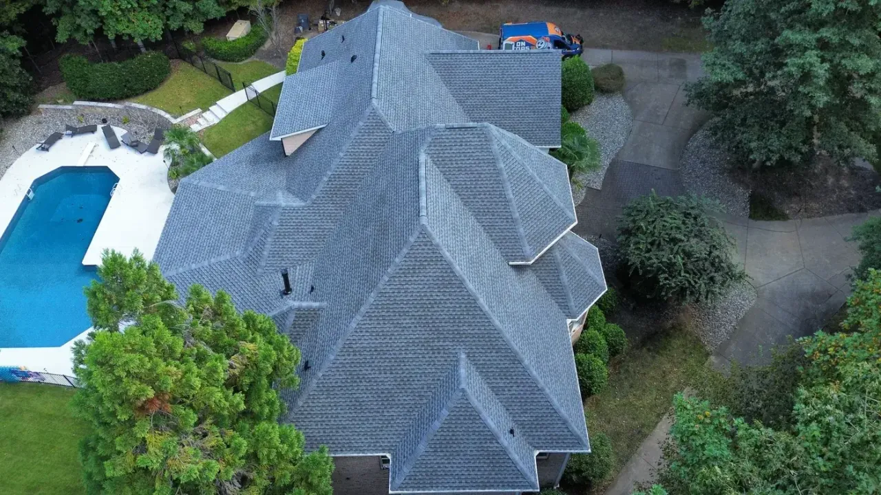 Roof replacement on Vista Dell Lago Ln in Wake Forest, NC, photo 14 of 15