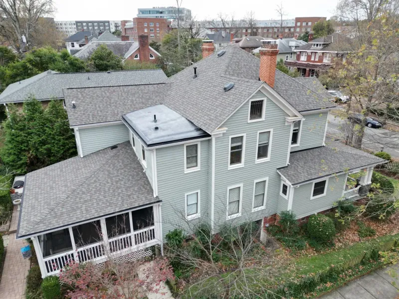 Roof replacement on Watts St in Durham, NC, photo 12 of 14