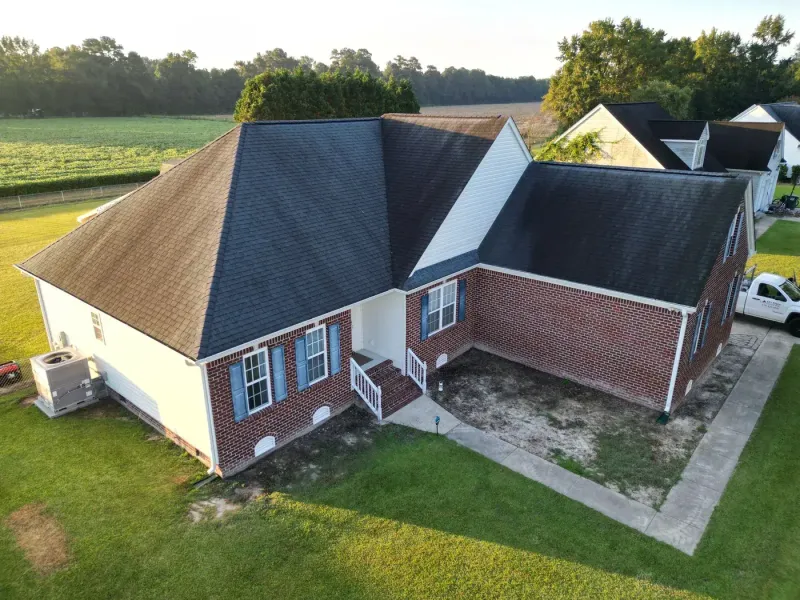 Roof replacement on Wesley Dr in Goldsboro, NC, photo 3 of 9