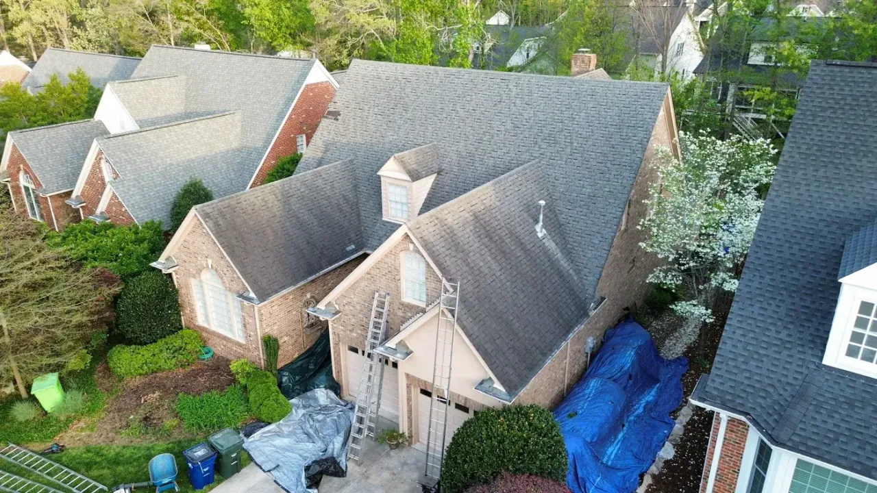 Roof replacement on Yorkchester Way in Raleigh, NC, photo 2 of 18