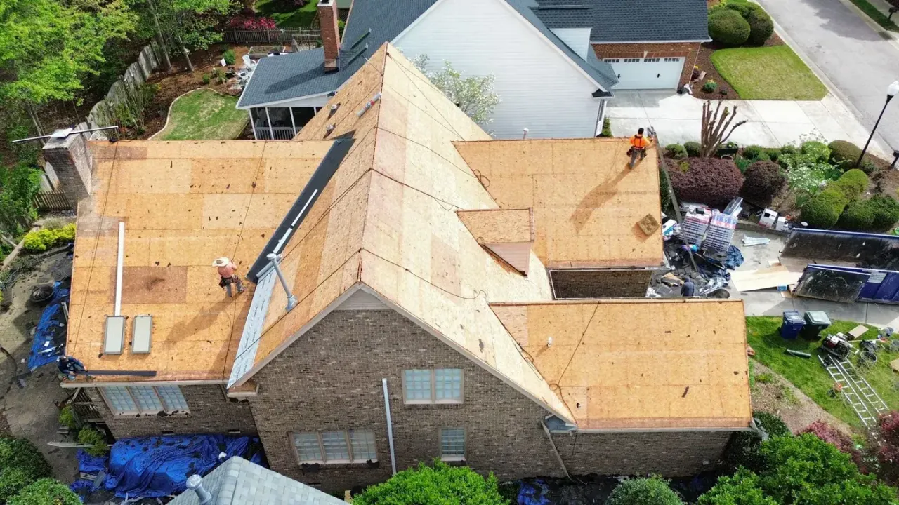 Roof replacement on Yorkchester Way in Raleigh, NC, photo 9 of 18