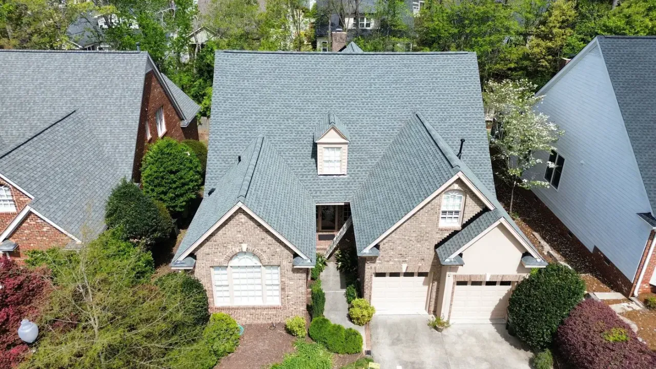 Roof on Yorkchester Way in Raleigh, NC after the roof replacement